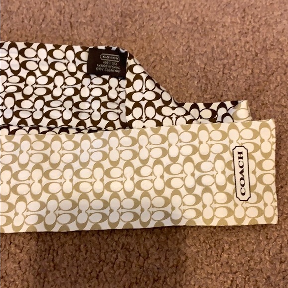 Coach ponytail or pocketbook scarf - Picture 4 of 4